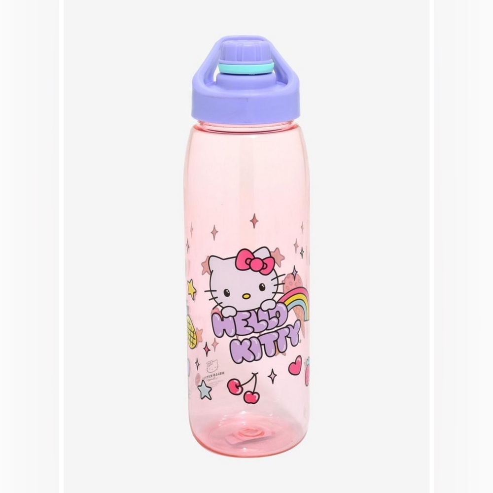 Hello Kitty Plastic Sports Water bottle with handle  (28 oz)